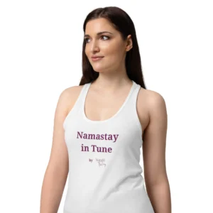 Débardeur dos nageur pour femme, Namastay in tune